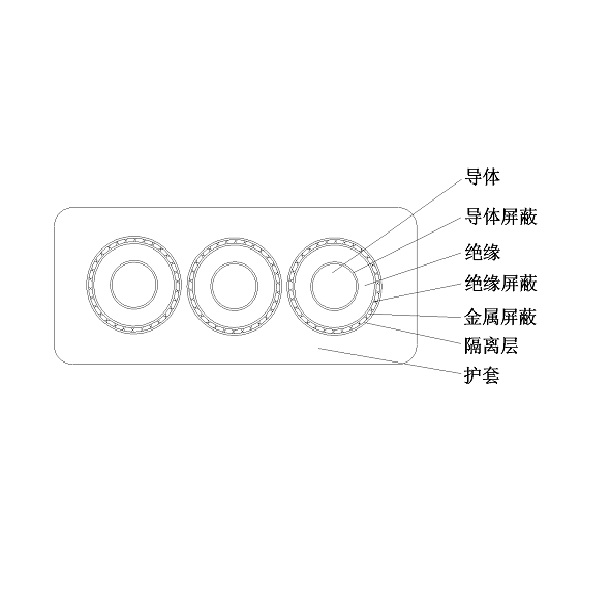 �ұ���Ƥ��Ե��Ƥ���׸ۻ�����ѹ��Ͳ�����-GJEFRB-6/10kV��8.7/10kV